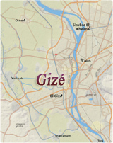 Giza mapa