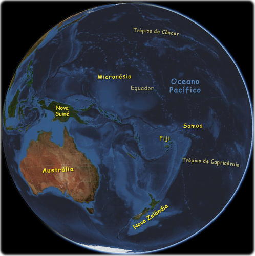 Mapas Oceania