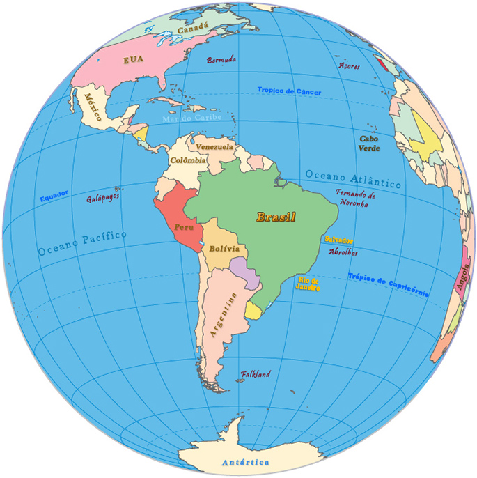 Mapas America Sul