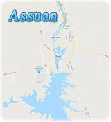 Mapa Assuan