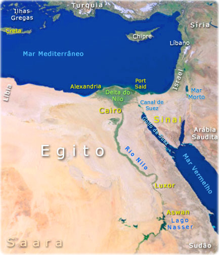 Mapas do Egito