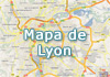 Mapa Lyon