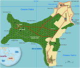 Mapa Ilha Christmas