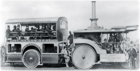 Road steamer